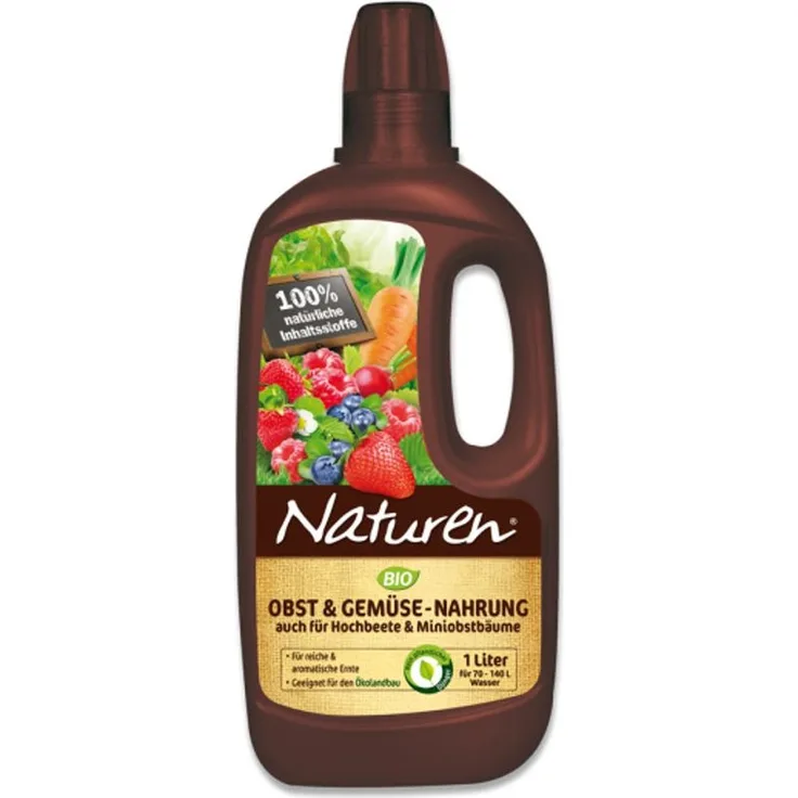 NATUREN Bio Obst- und Gemüse Nahrung - 1 Liter - Naturen