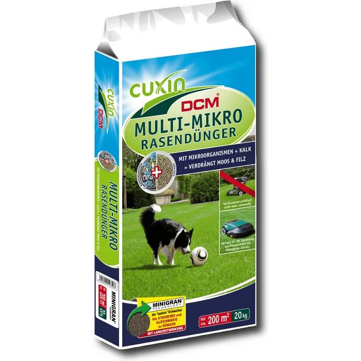 Cuxin Multi-Mikro Rasendünger, 20 kg für 175 m²
