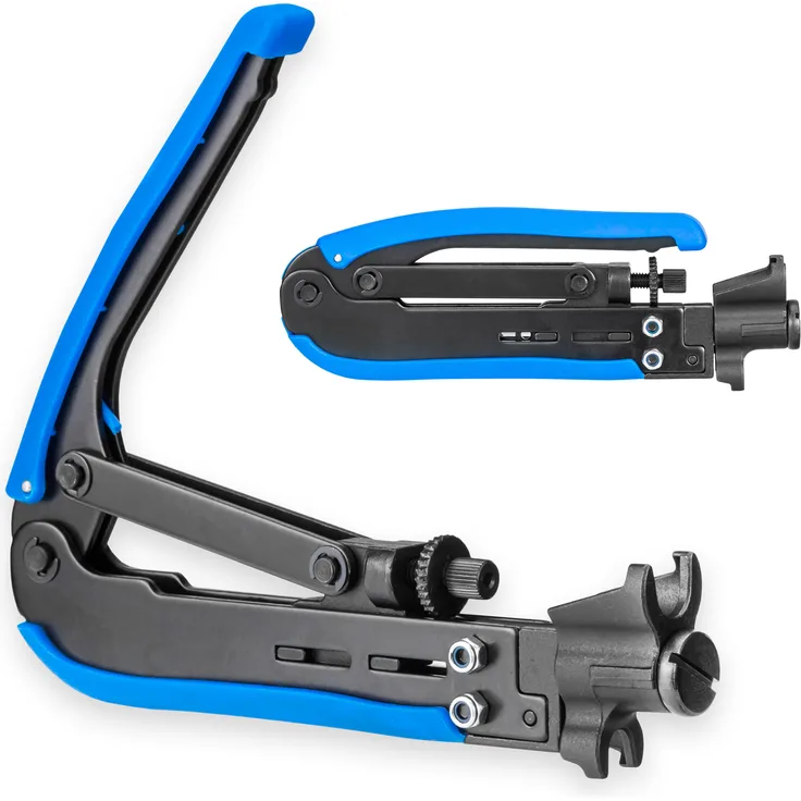 Kompressionszange für RG59 RG6 RG11 Blau