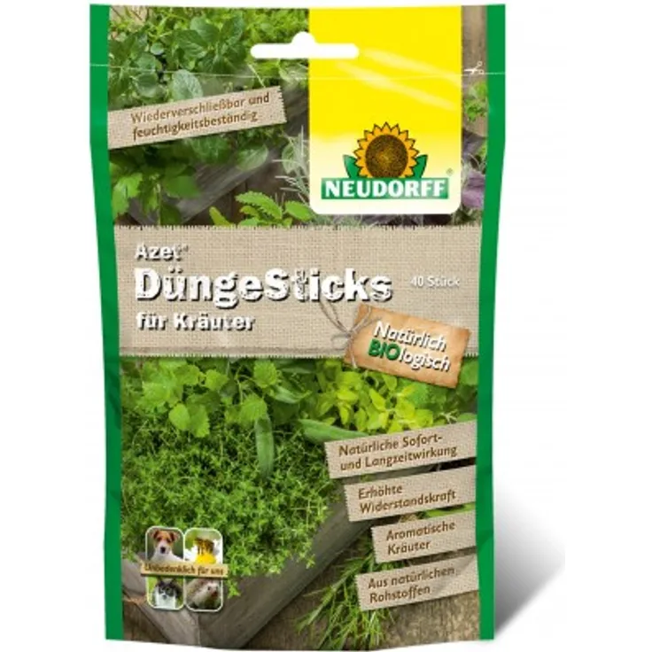 Neudorff Azet DüngeSticks für Kräuter 40 Stück