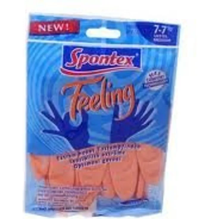Spontex Handschuhe Größe 7-7,5, rot, 10 x 7 x 2 cm