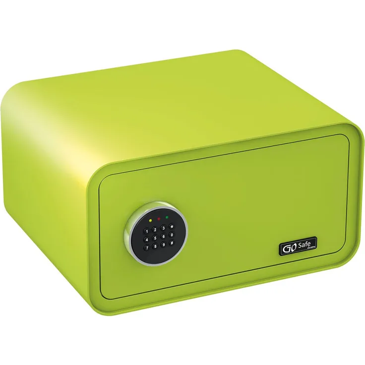 OLYMPIA Go Safe Tresor Design Safe Möbeltresor Wandsafe Wandtresor Zahlencode Apfelgrün