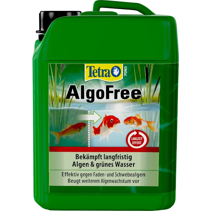 Tetra Pond AlgoFree (beseitigt effektiv grünes Wasser im Gartenteich, z.B. aufgrund Schwebealgen) 4004218183117 – Bild 1