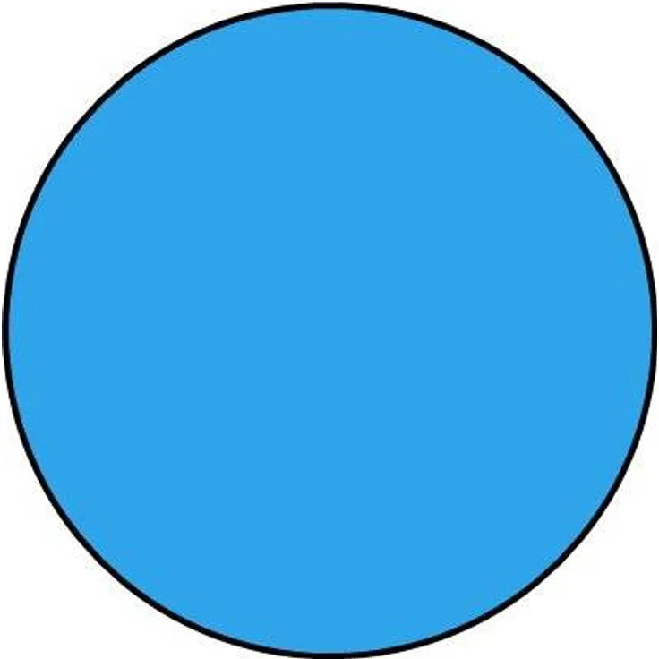 Poolfolie Rund in Standard Blau ohne Biese 3,50m - 0,90m - 0,25mm