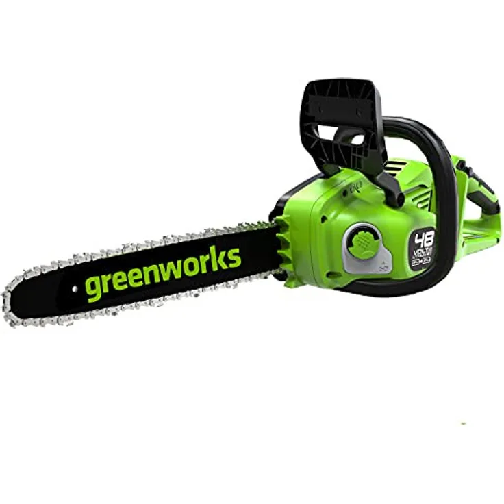 Greenworks Akku-Kettensäge GD24X2CS36 Li-Ion 2x24V 20m s Kettengeschwindigkeit 36cm Schwertlänge 200