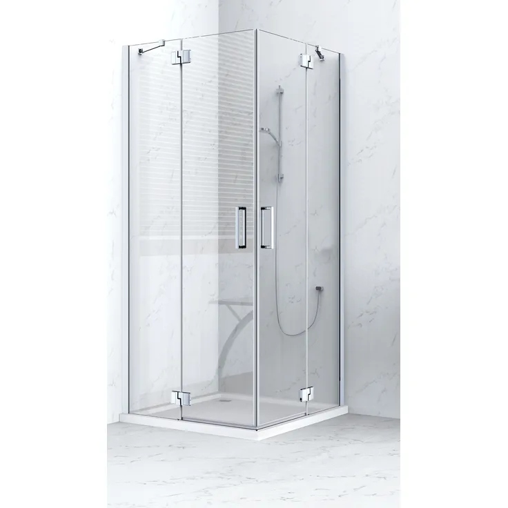 TrendLine Eckeinstieg Easy 8 De Luxe Maß: 90 x 90 cm, Höhe: 200 cm