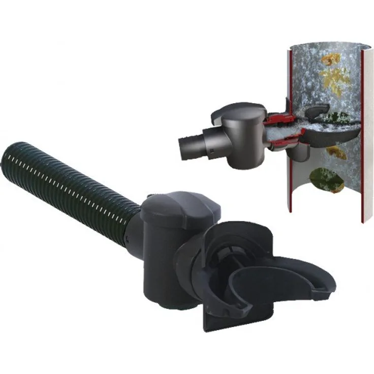 Garantia Regensammler Speedy (Fallrohrfilter) Fallrohr DN, 70 100 mm, Dach bis 80 m² - mit Anschlusszubehör - 503040 Bewässerungszubehör
