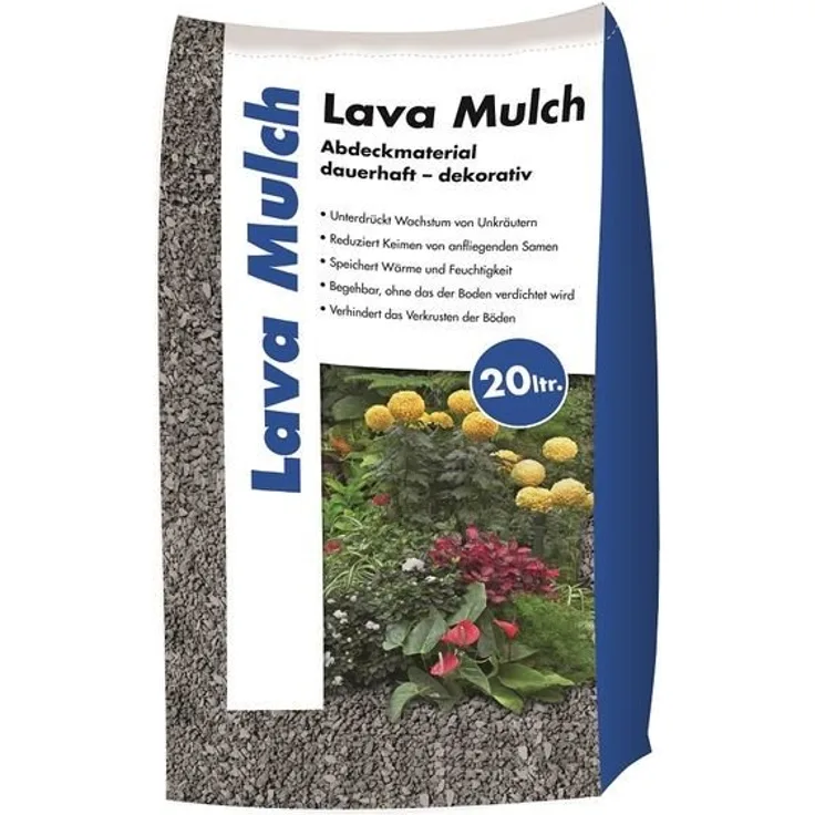 Hamann Lava-Mulch Anthrazit 2-8 mm 20 l