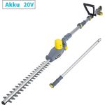 FANZTOOL Akku Teleskop Heckenschere Teleskopstiel mit 20V-2Ah Akku