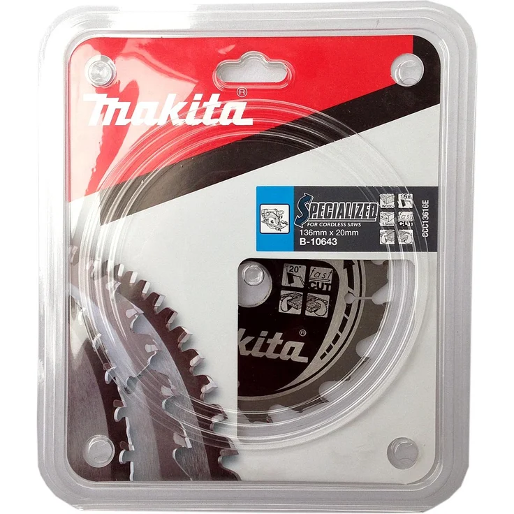 Makita Handkreissägeblatt 136mm B-10643 – Bild 1