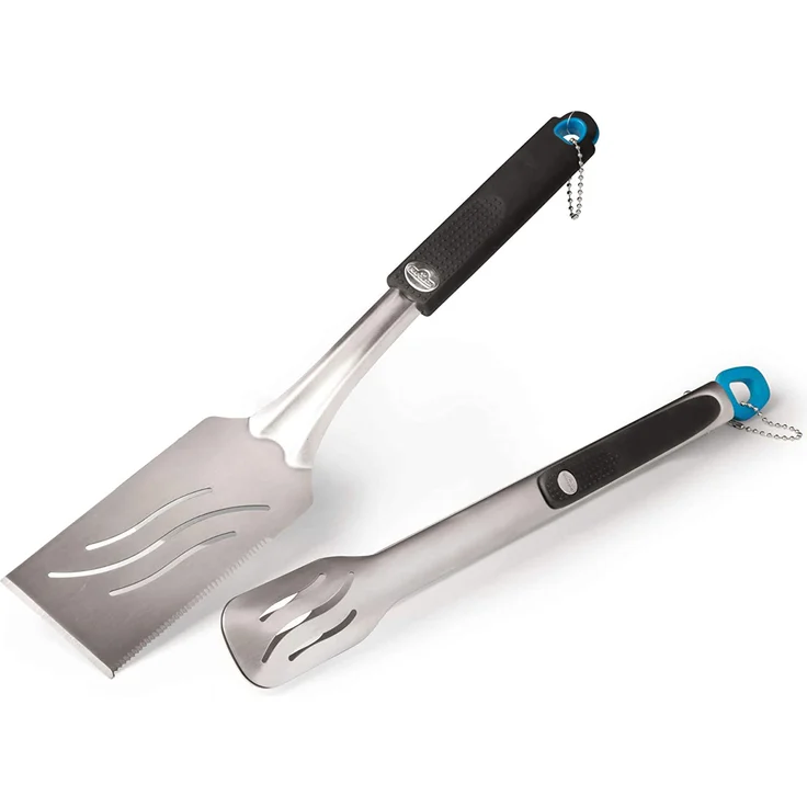 Napoleon 70032 Commercial Grillbesteckset Grillwerkzeug, Edelstahl, 2 Stück - Preisvergleich – Bild 1