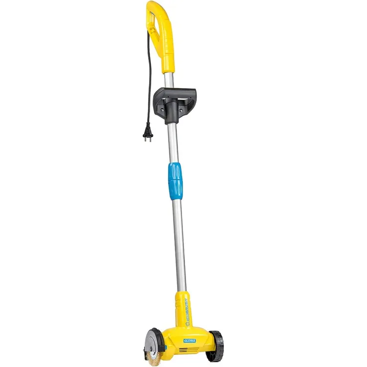 Gloria WeedBrush elektrischer Fugenreiniger Fugenbürste 300 W 1600 U-min mit Drahtbürste