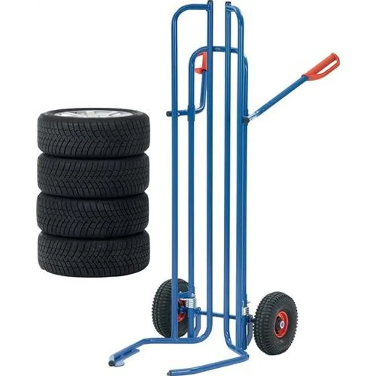 Fetra Transportgeräte mcep033 Schubkarre für Reifen A2, 650 mm Breite x 1500 mm Höhe