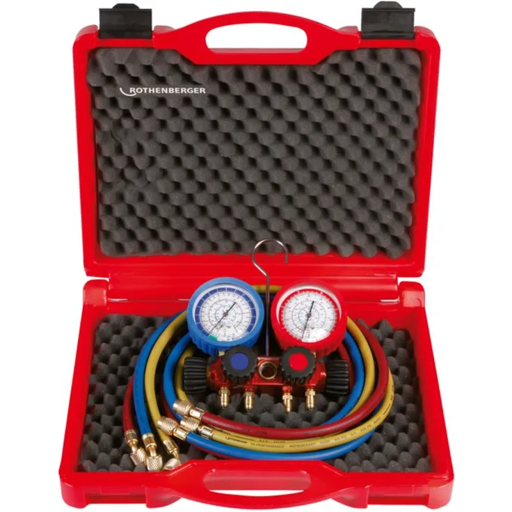 Rothenberger Kit Fraktion manometrico 4 VIAS