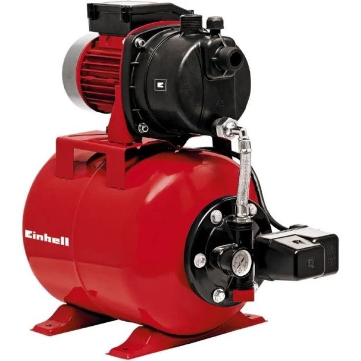 Einhell Hauswasserwerk GC-WW 6538 (650 W, 3,6 bar Druck, 3.800 l/h Förderleistung, integrierter Druckschalter, Manometer, 20l Behälter) Hauswasserwerk 8 m|36 m – Bild 1