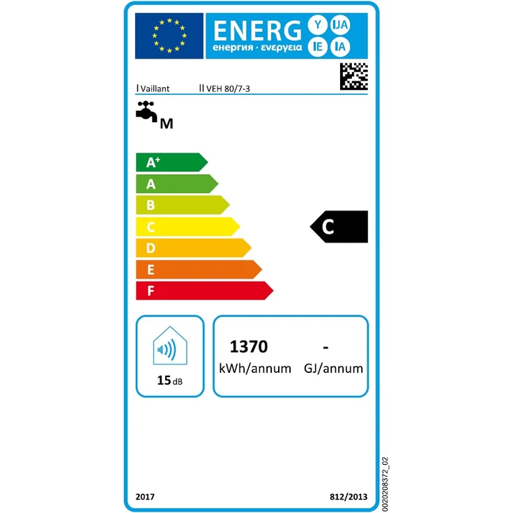 Vaillant Warmwasserspeicher druckfest VEH 80-7 pro, 0010016658 – Bild 2