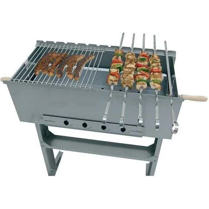 Thüros Baikal Holzkohlegrill (K 3060 E) 61,5 x 31 x 81,5 cm – Bild 2
