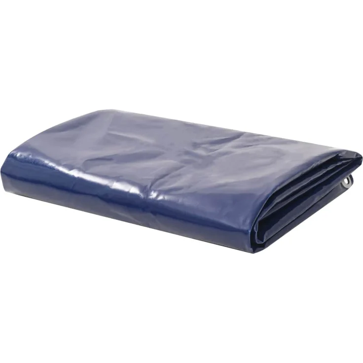 vidaXL Abdeckplane 650 g-m² 4x7 m Blau – Bild 1