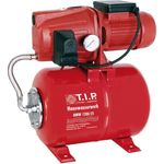 T.I.P. 31111 HWW 1200-25 Hauswasserwerk, 1200 W, rot Hauswasserpumpe 4.300 l/h 9 m|50 m 5 bar