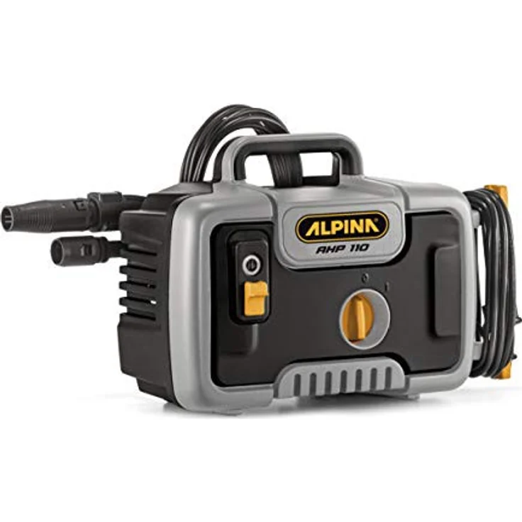 ALPINA Elektro-Hochdruckreiniger AHP 110 Max. Druck 110 bar Durchflussmenge 390 l 1400 W Elektromoto – Bild 1