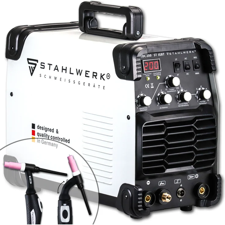 Stahlwerk AC/DC WIG 200 ST IGBT - Vollausstattung – Bild 2