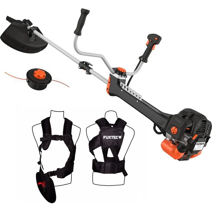 Fuxtec FX-PS152 Benzin-Rasentrimmer mit Tragegurt für große Flächen – Bild 2