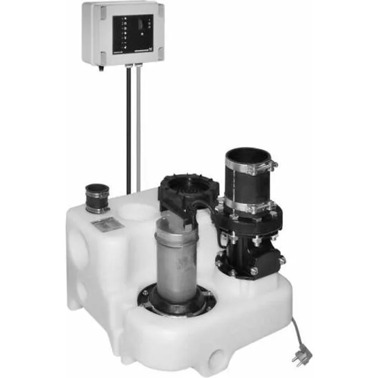 Grundfos Multilift MSS Abwasserhebeanlage mit Rückschlagklappe 11.1.2 ,230V 97901037 Hebeanlage