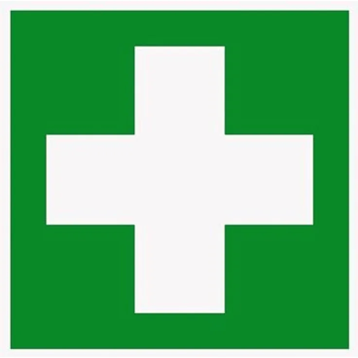Hinweisschild Erste Hilfe langnachleuchtend 200x200mm PVC 490274300