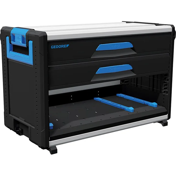 GEDORE 1110 WM 321 Werkzeug-Box-Modul WorkMo B3, 2 Schubladen H6, Fach für L S-BOXX