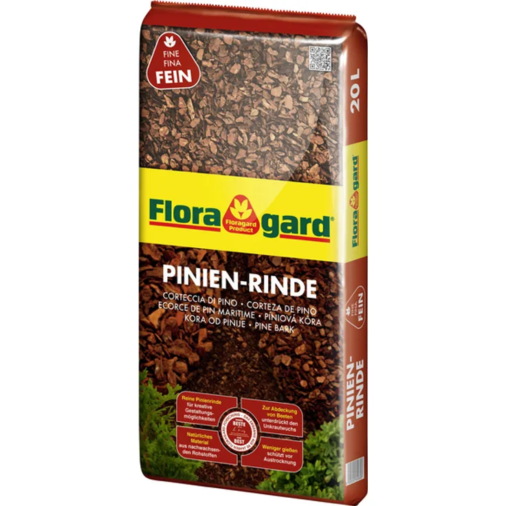 FLORAGARD Pinienrinde, 20 l, braun