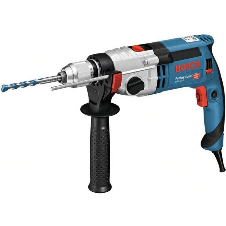 Bosch Professional Schlagbohrmaschine GSB 24-2 Set (1100 Watt, max. Drehmoment: 40-14,5 Nm, in L-BOXX) – Bild 1