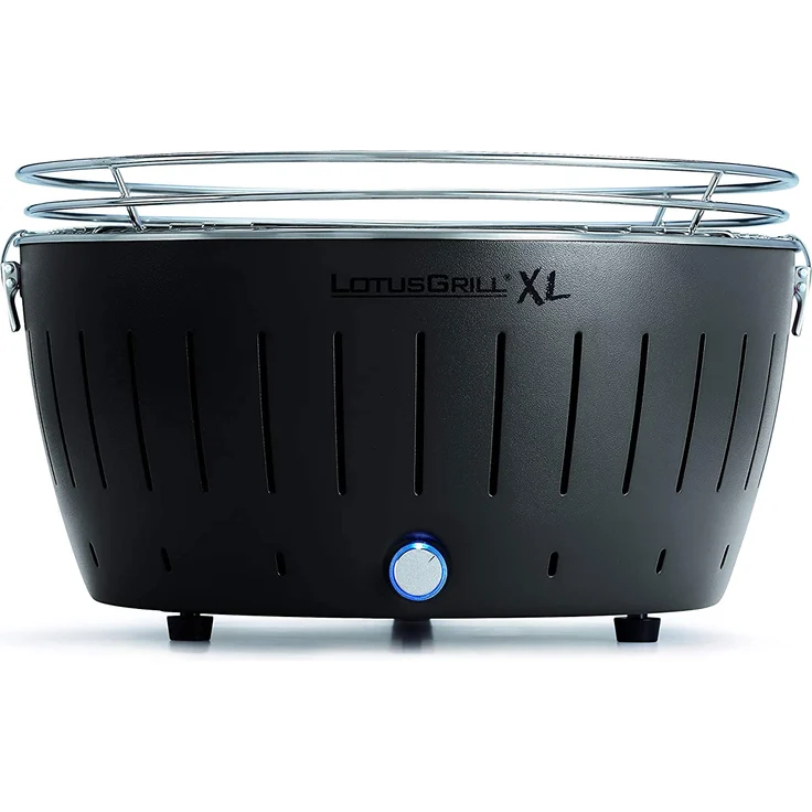 LotusGrill XL Holzkohlegrill Anthrazitgrau G-AN-435P (Ø 40,5cm) mit USB Anschluss – Bild 1