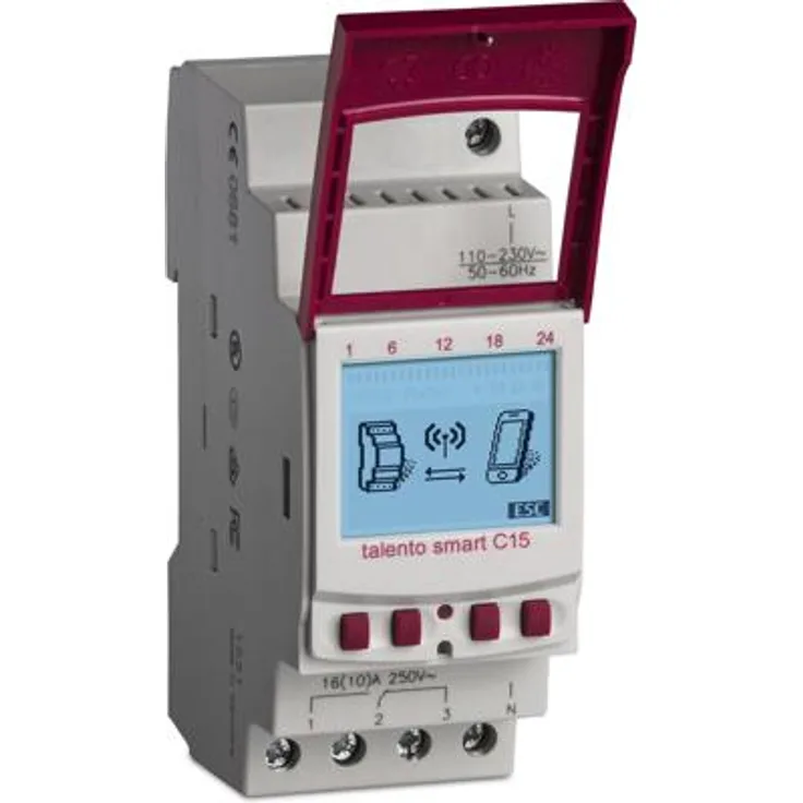 Grässlin talento smart c15 Verteilerschaltuhr, digital, 1 Kanal (43.03.0001.1)