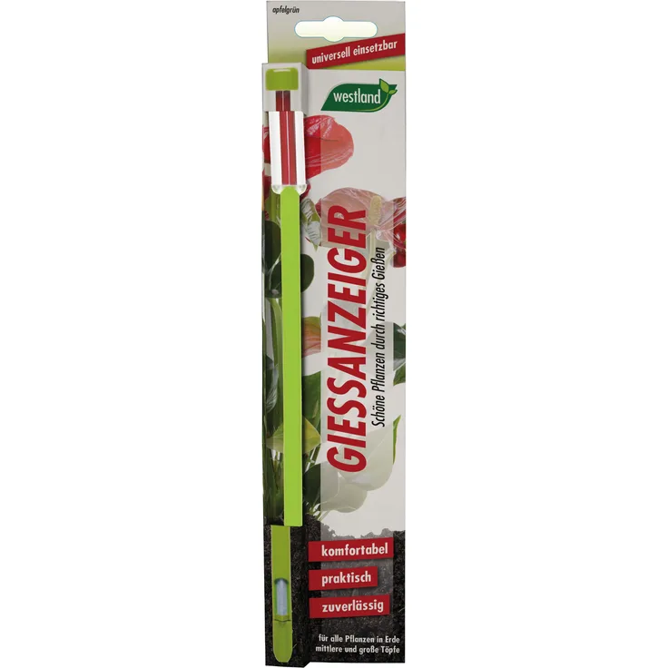 WESTLAND Gießanzeiger für Blumenerde, 26 cm apfelgrün