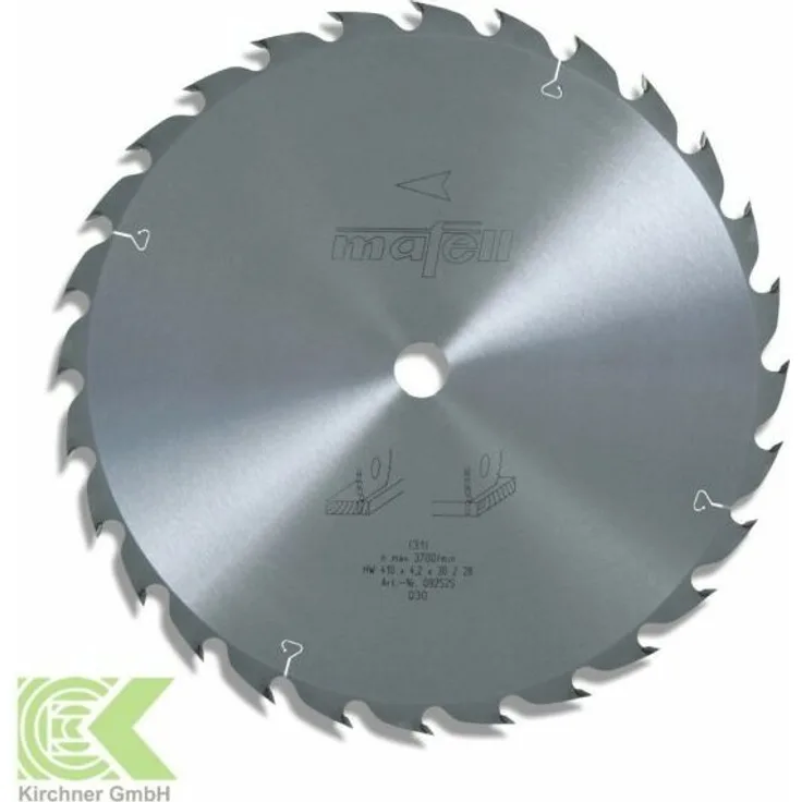 Sägeblatt HM 410 x 2,5 - 4,2 x 30 mm Z 28 Handkreissäge MKS 165 ec 092525 - Mafell