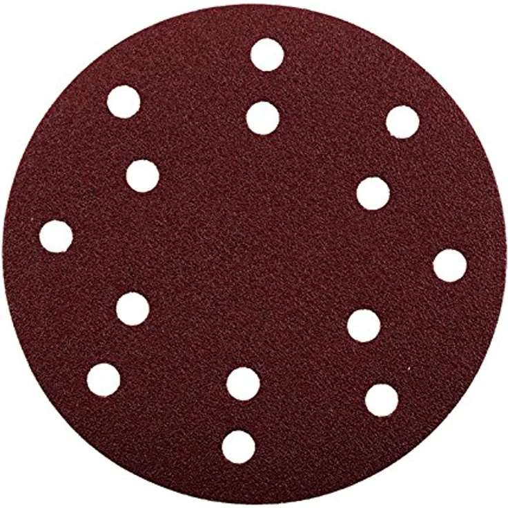 KWB 4920-08 QUICK-STICK Schleifscheiben, Holz & Metall, selbsthaftend, Ø 150 mm, gelocht