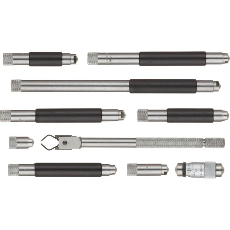 Starrett 823bz Stahlrohr Vernier Innen) Set, 3,8 30,5 cm Reihe, 0 cm Graduation, Genauigkeit +--0.0001 ''