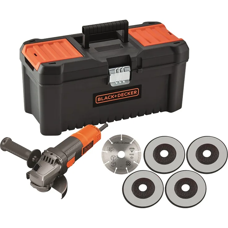 Black und Decker 900W Winkelschleifer 125 mm - BEG220KA5-QS 125 mm Netz