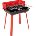 GrillChef Portago-Holzkohlegrill, rot