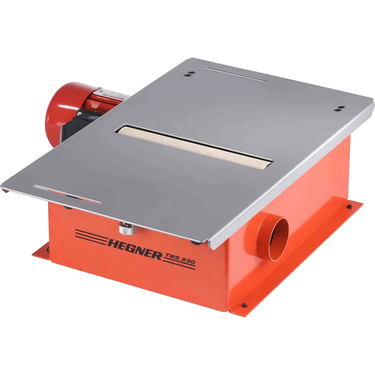 Hegner Tischwalzenschleifmaschine TWS 230 (für Laubsägearbeiten, große Tischplatte, Schleifbreite 230 mm) 50100000