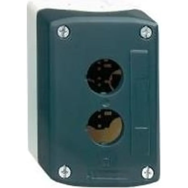 Schneider Electric Leergehäuse 2 Einbaustellen unbeschriftet Dunkel-Grau, Hell-Grau XALD02 1 St. (XALD02)