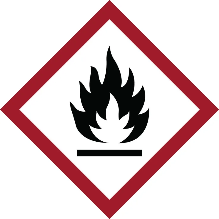 Brady PIC 1805-50 50-B7541-RLL-C Gefahrstoff - GHS Laminierter, Polyester Schild, 50 mm x 50 mm 250-er pack