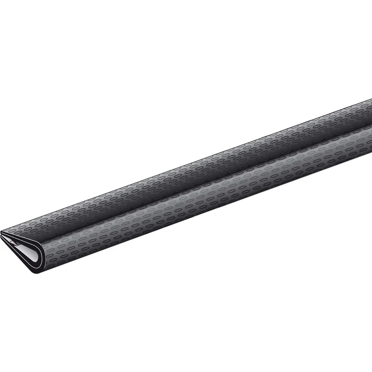 GAH-Alberts 426859 Kantenschutzprofil Weich-PVC, schwarz 1500 x 10 x 7 mm