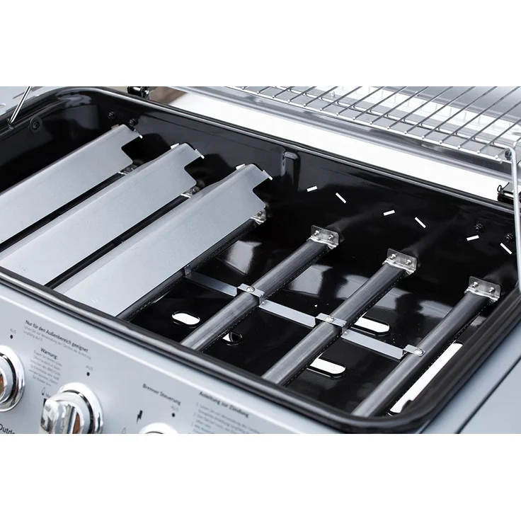 El Fuego Gasgrill, Dayton 4 Plus 1, silber, 53 x 127,5 x 97 cm, AY0459 – Bild 5