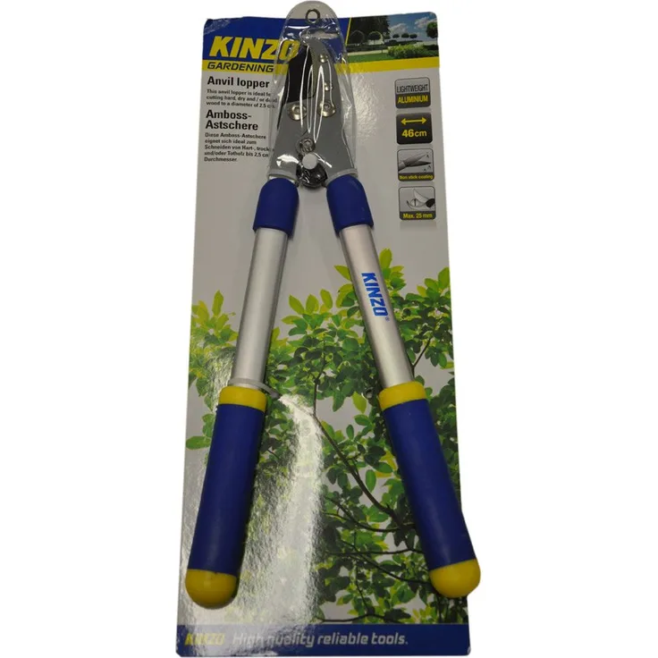 Kinzo Anvil Lopper 46 cm, Aluminium, 29325 mittelgroß Gartenschere