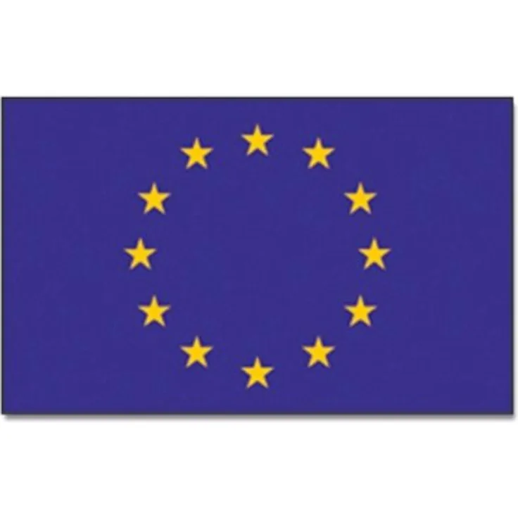 Flaggenking Fahnen-Flaggen, Europa 12 Sterne Neu, wetterfest, blau, 150x90x1 cm, 17030