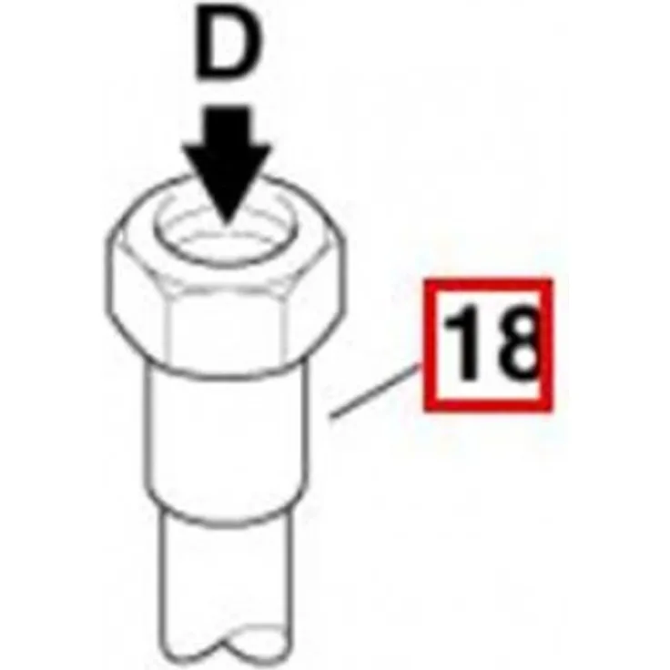 Nilfisk Original 30100085 Hochdruckschlauch DN 8 650 mm