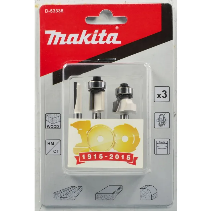 Makita Fräser-Set 3tlg. - Preisvergleich