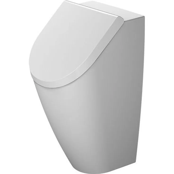 Duravit Urinal RIMLESS ME by Starck 0,5 l, Zulauf von hinten, ohne Fliege, für Deckel weiß