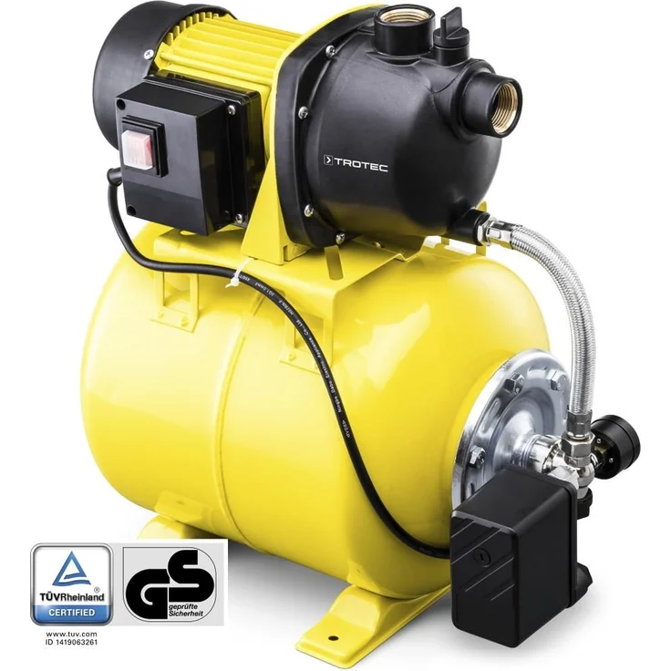 Trotec TGP 1025 E Hauswasserpumpe 3.300 l/h 7 m|30 m 3 bar – Bild 1